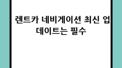 🚗 렌트카 추가 옵션, 고민 끝! 완벽 가이드 🗺️